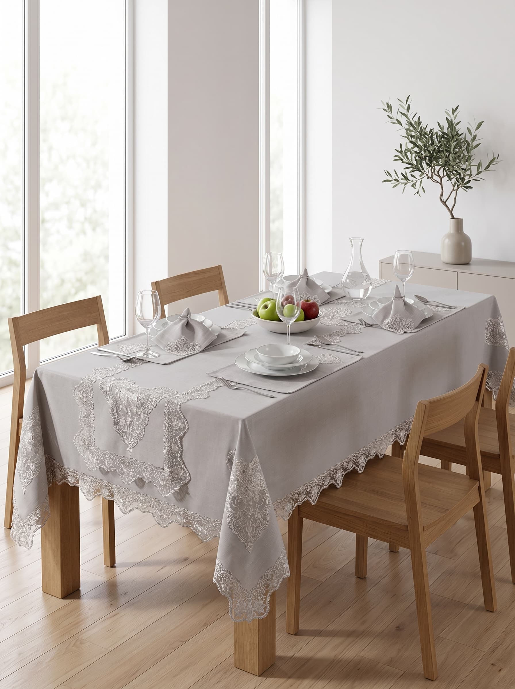 Moda Çeyiz Katre Yemek Takımı çeyizlik yemek takımları (Beyaz) - 3. görsel